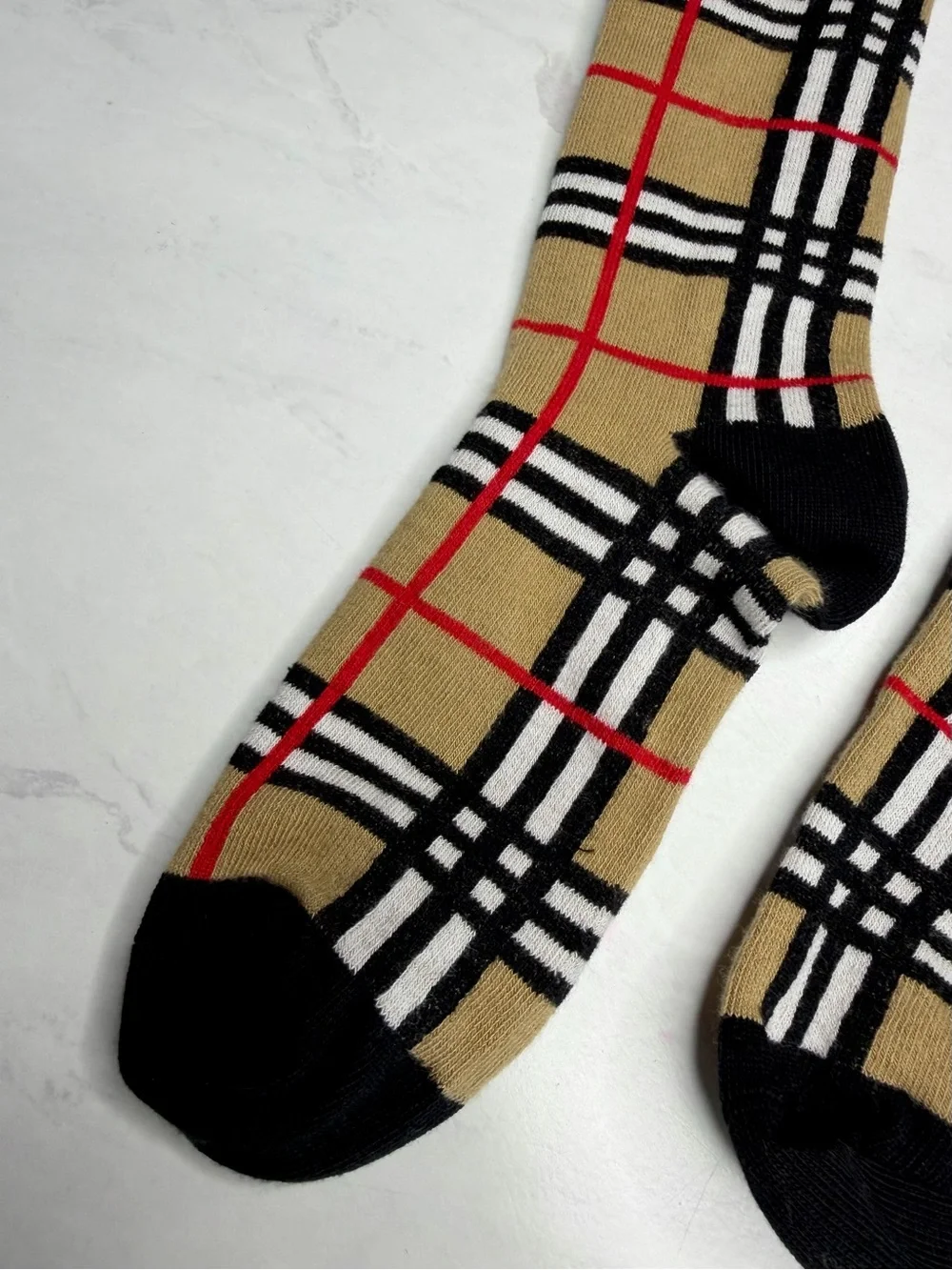 Burberry Kids Plaid Check Knee-High Socks